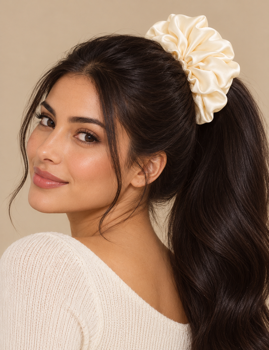 Large Satin Scrunchie