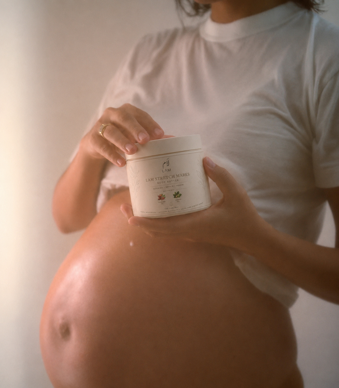LAM Stretch Marks Body Butter | زبدة لام للعناية بعلامات التمدد  Pre-order