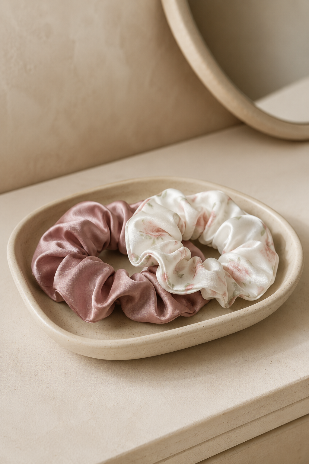 ربطات شعر ساتان- Satin Scrunchies